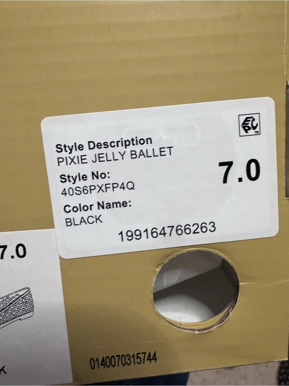 Michael Kors Black Studded Jelly Ballet Flats